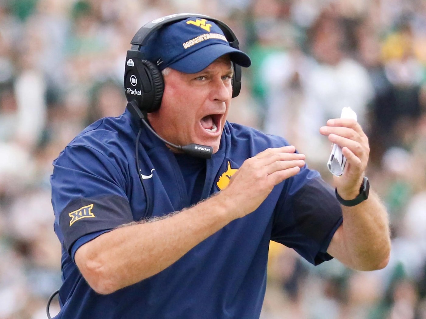 Rich Rodriguez on the sideline